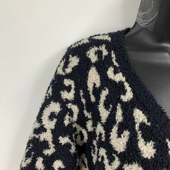 Ugg Women's Phoebe‎ Wrap Leopard Open Front Long Sleeve Cardigan Size S - Picture 3 of 14